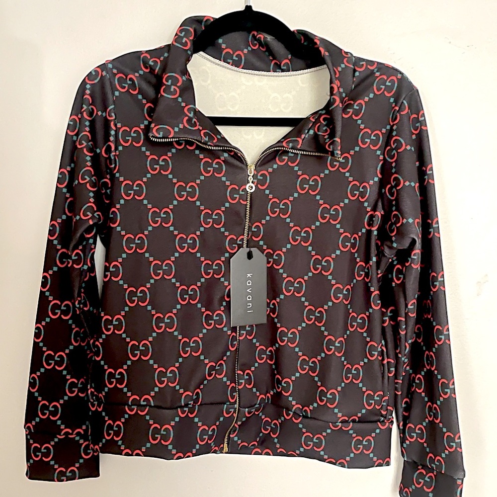 Zip Up Track Jacket Monogram